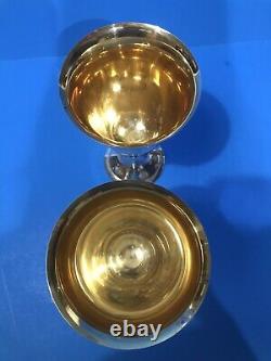 ALVIN Sterling Silver S249 6 1/2 Tall Vintage Plain Set Of Two