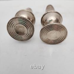 ALVIN Sterling Silver Salt & Pepper Shakers S271 Boxed Set 925 Hollowware Vtg