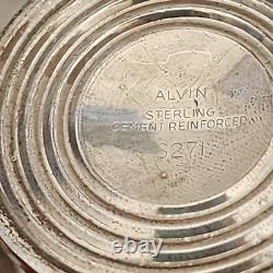 ALVIN Sterling Silver Salt & Pepper Shakers S271 Boxed Set 925 Hollowware Vtg