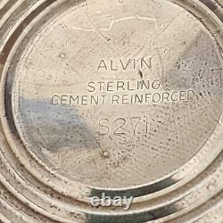 ALVIN Sterling Silver Salt & Pepper Shakers S271 Boxed Set 925 Hollowware Vtg