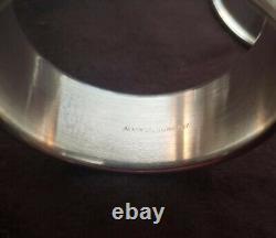 ALVIN Sterling Silver Set 6 Round NAPKIN RING R Monogram 2 Sets available
