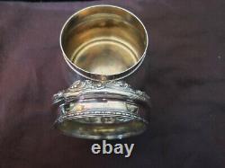 ALVIN Sterling Silver large Art Nouveau POWDER JAR all silver no monogram