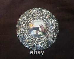 ALVIN Sterling Silver large Art Nouveau POWDER JAR all silver no monogram