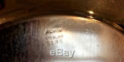 ALVIN s135 Ornate Sterling Silver 9 inch Bowl 189.9 grams