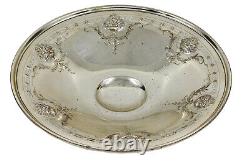ANTIQUE ALVIN SOLID STERLING SILVER PEDESTAL COMPOTE BOWL 9 x 4.75 / 346g