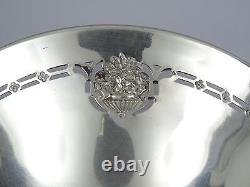 ANTIQUE ALVIN SOLID STERLING SILVER PEDESTAL COMPOTE BOWL 9 x 4.75 / 346g