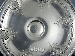 ANTIQUE ALVIN SOLID STERLING SILVER PEDESTAL COMPOTE BOWL 9 x 4.75 / 346g
