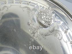 ANTIQUE ALVIN SOLID STERLING SILVER PEDESTAL COMPOTE BOWL 9 x 4.75 / 346g