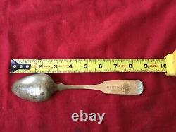 ANTIQUE STERLING SILVER SPOON LOT of (4) JS 1800's Alvin