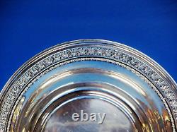A Round Sterling Silver Bowl Manufactured By Alvin. 9 Diameter & 203. Grams