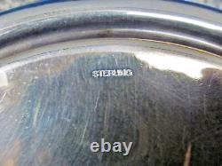 A Round Sterling Silver Bowl Manufactured By Alvin. 9 Diameter & 203. Grams