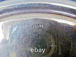 A Round Sterling Silver Bowl Manufactured By Alvin. 9 Diameter & 203. Grams