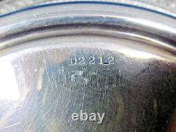 A Round Sterling Silver Bowl Manufactured By Alvin. 9 Diameter & 203. Grams