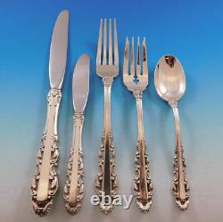 Albemarle by Alvin Sterling Silver Flatware Set for 6 Service 30 pieces