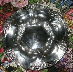 Alvin 7 1/4 Sterling Silver Bowl DAFFODILS Buttercups #1050 Hallmark 144 grams