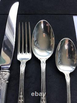 Alvin Albemarle Sterling Silver 4 Piece Place Setting Knife Spoons Fork Pat 1912