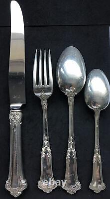 Alvin Albemarle Sterling Silver 4 Piece Place Setting Knife Spoons Fork Pat 1912