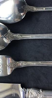 Alvin Albemarle Sterling Silver 4 Piece Place Setting Knife Spoons Fork Pat 1912