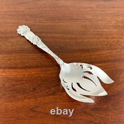 Alvin American Art Nouveau Sterling Silver Serving Fork Bridal Rose 1903 No Mono