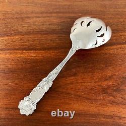 Alvin American Art Nouveau Sterling Silver Serving Fork Bridal Rose 1903 No Mono