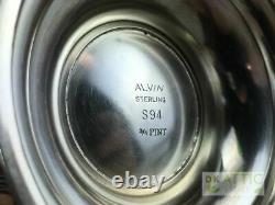Alvin Antique Sterling Silver Coffee / Tea Set 2 Pieces 493.6 Grams