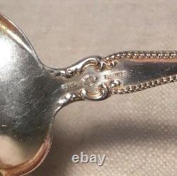 Alvin Antique Sterling Silver Raleigh Pattern Asparagus Serving Fork 9