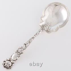 Alvin Art Nouveau Sterling Silver Salad Serving Set Bridal Rose 1903