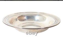 Alvin BOWL Sterling Silver Reticulated Model D211-3. 10.5 Inch Diameter 10oz