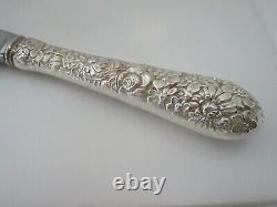 Alvin BRIDAL BOUQUET Sterling Four Piece Place Setting Modern Handle Knife