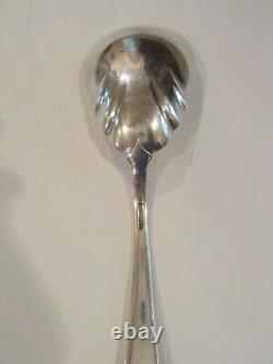 Alvin BRIDAL BOUQUET Sterling Silver 9 Berry / Casserole Spoon, 105 Grams