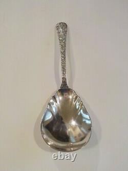Alvin BRIDAL BOUQUET Sterling Silver 9 Berry / Casserole Spoon, 105 Grams