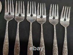 Alvin Bridal Bouquet 1932 Sterling Flatware set 36 pcs Mono On Back
