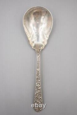 Alvin Bridal Bouquet Sterling Silver Preserve Serving Spoon 7 1/4