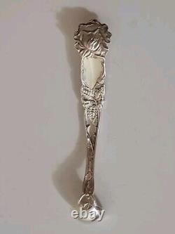 Alvin Bridal Rose 1903 Sterling Silver 925 Mustard Ladle