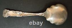 Alvin Bridal Rose Sm Casserole Salad Berry Serving Spoon Sterling Silver 7½