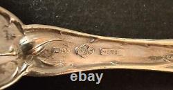 Alvin Bridal Rose Sm Casserole Salad Berry Serving Spoon Sterling Silver 7½