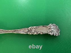 Alvin Bridal Rose Sterling Master Spreader Butter Knife 7 1/4 Serving