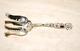 Alvin Bridal Rose Sterling Silver Asparagus Fork 9 1/4 Serving