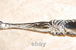 Alvin Bridal Rose Sterling Silver Asparagus Fork 9 1/4 Serving