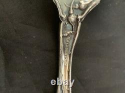 Alvin Bridal Rose Sterling Silver Cold Meat Fork Not Monogrammed Super Shape