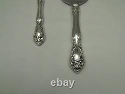 Alvin CHATEAU ROSE Sterling Handle Cheese and Cake/Pie Servers / No monogram