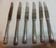 Alvin Chapel Bells 6 Sterling Silver Butter Knives