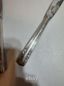 Alvin Chapel Bells 6 sterling silver butter knives