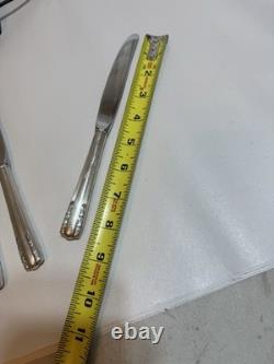 Alvin Chapel Bells 6 sterling silver butter knives