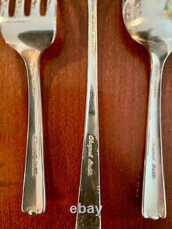 Alvin, Chapel Bells, STERLING, 4 Piece Baby Set, ca. 1940