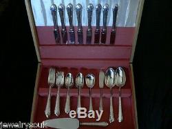 Alvin Chased Romantique Sterling Flatware Set