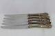 Alvin Chateau Rose 8 7/8 New French Hollow Knife Set Of 5