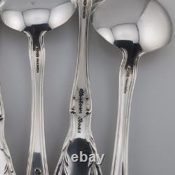 Alvin Chateau Rose Sterling Silver Cream Soup Spoons 6 1/4 Set of 8
