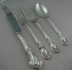 ^ Alvin Chateau Rose Sterling Silver Four Piece Setting New French Style Knife