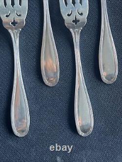 Alvin Co. Sterling Silver William Penn 6 Salad Fork Set Of 6 Monogram B